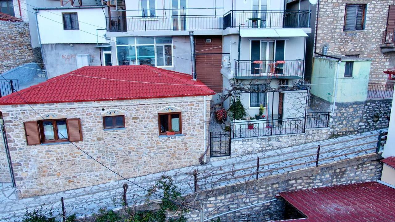 Appartamento Το Πέτρινο Της Γιαγιάς Μαρίκας Karpenísion Esterno foto